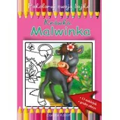 Edukacja przedszkolna - Krówka Malwinka Pokoloruj swoją bajkę - Dorota Kozioł - miniaturka - grafika 1