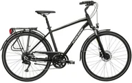 Rowery - Rower trekkingowy męski Kross Trans 5.0 28 XL(23") czarno-szary połysk BG - miniaturka - grafika 1