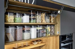 Pojemnik szklany PANTRY, 1400 ml - Pojemniki kuchenne - miniaturka - grafika 8