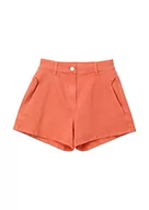 Spodenki damskie - s.Oliver Szorty dziewczęce, krótkie, pomarańczowy, 146 cm - miniaturka - grafika 1