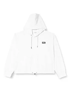 FILA Damska bluza z kapturem BURDUR Cropped Hoody, Bright White, 4XL - Bluzy damskie - miniaturka - grafika 1