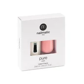 Lakiery do paznokci - Pure Nailmatic Zestaw NAILMATIC, color - Baza i lakier nawierzchniowy do paznokci 2 w 1 + BILLIE - delikatny róż, 16 ml - miniaturka - grafika 1