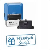 Pieczątki - PIECZĄTKA WESOŁYCH ŚWIĄT, święta, mikołaj, gadżety, prezent, choinka - miniaturka - grafika 1