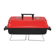 Grille - Extralink Grill turystyczny z pokrywką, czerwony - miniaturka - grafika 1