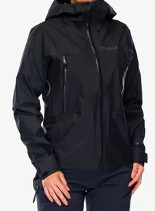 Kurtka GORE-TEX damska Marmot Mitre Peak Jacket - black - Kurtki i kamizelki sportowe damskie - miniaturka - grafika 1