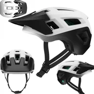 Kaski rowerowe - Kask rowerowy Lazer Coyote M 55-59cm czarno biały - miniaturka - grafika 1