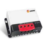Akcesoria do kolektorów i fotowoltaiki - Solarny regulator ładowania SRNE 30A z MPPT + opcjonalnie Bluetooth lub LCD - miniaturka - grafika 1