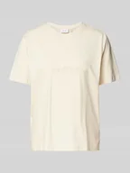 Koszulki i topy damskie - T-shirt z wyhaftowanym logo model ‘SYBIL’ - miniaturka - grafika 1