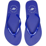 Klapki i japonki damskie - Klapki 4F W H4L20 KLD005 36S niebieskie - miniaturka - grafika 1