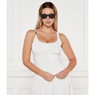 Koszulki i topy damskie - Karl Lagerfeld Top Slim Fit - miniaturka - grafika 1