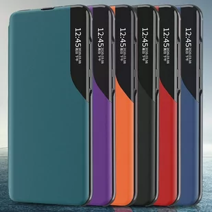 Eco Leather View Case elegancki futerał etui z klapką i funkcją podstawki Samsung Galaxy A72 4G zielony - Etui i futerały do telefonów - miniaturka - grafika 3