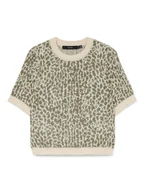 Swetry damskie - Vero Moda Sweter w kolorze oliwkowo-beżowym - miniaturka - grafika 1