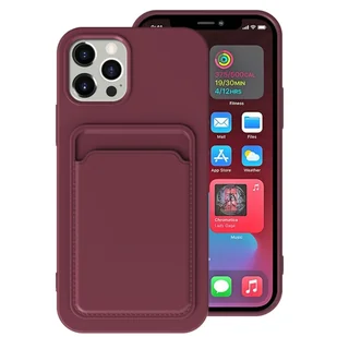 Etui König Design kompatybilne z Apple iPhone 14 Pro Max plastikowe, miękkie etui na telefon - Etui na telefon ciemnofioletowe - Etui i futerały do telefonów - miniaturka - grafika 1