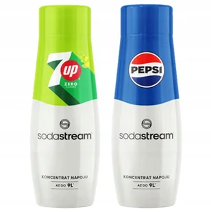 Zestaw Syrop SodaStream 7up Free 440ml+Pepsi 440ml - Syropy i koncentraty owocowe - miniaturka - grafika 1