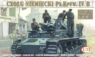 Mirage Hobby Pz.Kpfw.IV B Czołg Niemiecki - Modele do sklejania - miniaturka - grafika 1
