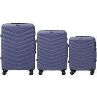 Walizki - Zestaw walizek WINGS PHOENIX 2.0 BLUE - miniaturka - grafika 1