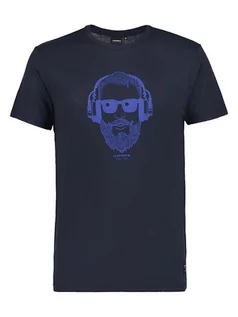 Koszulki sportowe męskie - Icepeak Koszulka funkcyjna "Akera" w kolorze granatowym - grafika 1