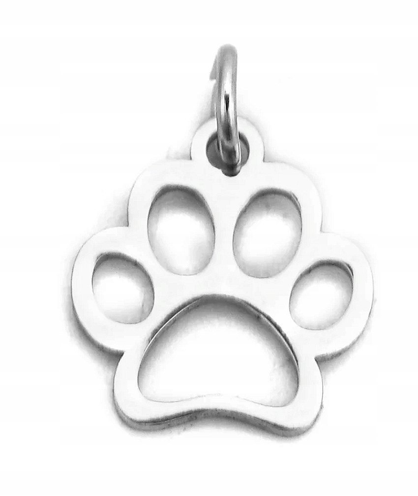 Wisiorek Psia Łapka ,Łapa Pupila Srebro 925