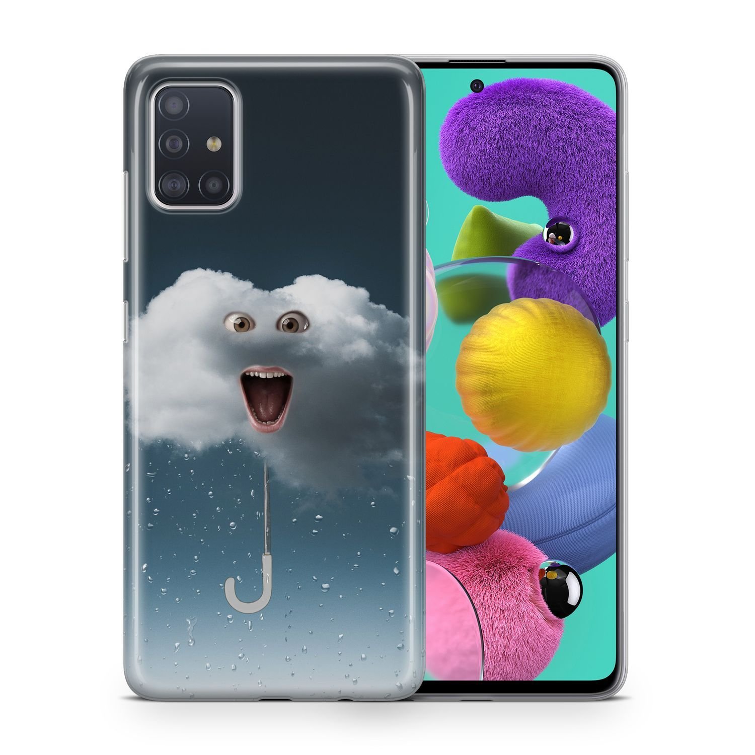 Etui na telefon komórkowy do Xiaomi Mi 11i / Poco F3 Etui Pokrowiec Torba Zderzak Etui TPU, Model: Xiaomi Mi 11i / Poco F3, Wybierz wzór: Raincloud
