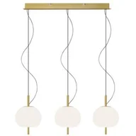 Lampy sufitowe - Altavola Design Apple lampa wisząca 3x7,2W LED złoty/biały LA058/CL3 - miniaturka - grafika 1