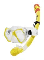 Maski do nurkowania - AquaWave AquaWave Zestaw do nurkowania dla dorosłych Marlin Set Żółty 5902786277636 - miniaturka - grafika 1