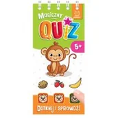 Książki edukacyjne - Magiczny quiz z małpką. Dotknij i sprawdź! 5+ - miniaturka - grafika 1