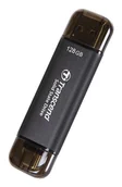 Dyski SSD - Transcend ESD310C Technologia Thunderbolt 128 GB USB Type-A / USB Type-C USB 3.2 Gen 2x2 Czarny TS128GESD310C - miniaturka - grafika 1