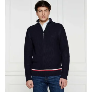 Tommy Hilfiger Sweter Regular Fit - Swetry męskie - miniaturka - grafika 1