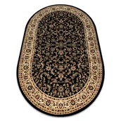 Dywany - Dywan ROYAL ADR owal wzór 1745 czarny 150x250 cm - miniaturka - grafika 1