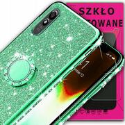 Etui i futerały do telefonów - Diamentowe etui do Redmi 9A Oxygen BlinG + Szkło - miniaturka - grafika 1