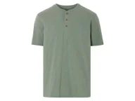 Koszulki męskie - LIVERGY® T-shirt męski z bawełny (Zielony, S (44/46)) - miniaturka - grafika 1