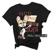 Koszulki i topy damskie - koszulka dla dziewczyny na walentynki jestem już zajęta przez - miniaturka - grafika 1