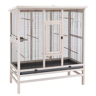 Ferplast Woliera dla ptaków Bella Casa - Rozmiar L: dł. x szer. x wys.: 131,5 x 67 x 153 cm - Klatki i wyposażenie dla ptaków - miniaturka - grafika 1