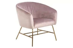 D2.Design Fotel Ramsey VIC dusty rose/gold 147619 - Fotele - miniaturka - grafika 1