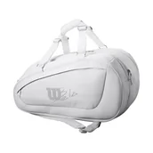 Torby sportowe - Torba na rakiety Wilson Bela Super Tour Padel White - miniaturka - grafika 1
