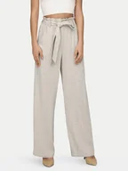 Spodnie damskie - ONLY Spodnie materiałowe Siesta 15322259 Szary Straight Fit - miniaturka - grafika 1