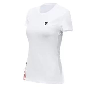 Dainese T-Shirt Logo Lady, Casual Koszulka Motocyklowa, Damska, Biała/Czarna, XL - Akcesoria motocyklowe - miniaturka - grafika 1