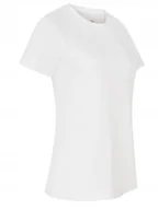 Koszulki i topy damskie - Puma Biały Bawełniany T-Shirt Damski Z Okrągłym Dekoltem L J2A - miniaturka - grafika 1
