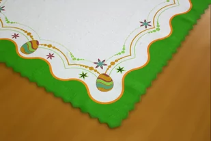 Obrus Wielkanocny 50x100 zielony (8) Greno - Obrusy i serwetki - miniaturka - grafika 1