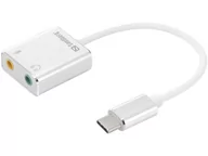 Kable komputerowe i do monitorów - Adapter USB-C - 3.5 mm miniJack SANDBERG - miniaturka - grafika 1