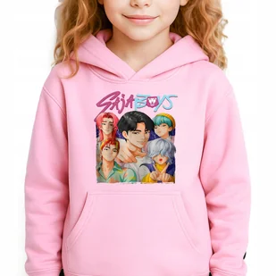 Bluza Dziecięca Różowa Z Kapturem SAJA CREW Muzyka Bajka Kpop Wz - 164 cm - Bluzy dla dziewczynek Bluza Dziecięca Różowa Z Kapturem SAJA CREW Muzyka Bajka Kpop Wz - 164 cm - Bluzy dla dziewczynek - miniaturka - grafika 1