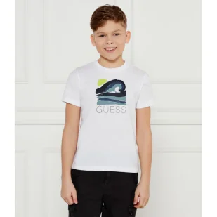 Guess T-shirt Regular Fit - Koszulki dla chłopców - miniaturka - grafika 1