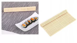 Mata bambusowa do sushi podkładka 23x23cm - Zestawy do sushi - miniaturka - grafika 1