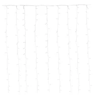 Oświetlenie świąteczne - Kurtyna zewnętrzna łezki LED 400 zimny biały na transformator z programatorem 2,2 x 1,5 m Cortina - miniaturka - grafika 1