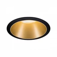 Oprawy, klosze i abażury - Paulmann Cole spotlight GU10, czarny/złoty - miniaturka - grafika 1