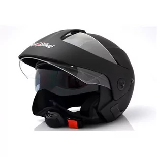 Kask bezszczękowy WL-703-2 czarny mat blenda XL - Kaski motocyklowe - miniaturka - grafika 1