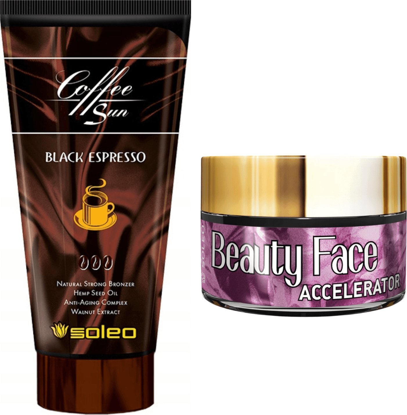 Soleo Soleo Coffee Sun Black Espresso + Słoiczek Beauty Face