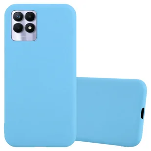 Pokrowiec Do Realme 8i / Narzo 50 4G Etui w CANDY NIEBIESKI TPU Silikon Obudowa Case Cover Ochronny Plecki Cadorabo - Etui i futerały do telefonów - miniaturka - grafika 1