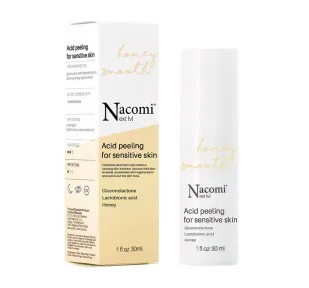Nacomi NACOMI NEXT LEVEL Peeling kwasowy 30 ml KWAS LAKTOBIONOWY - Serum do twarzy - miniaturka - grafika 1
