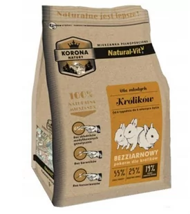 Certech Mieszanka Korona Natury Królik Junior 750g - Karma dla gryzoni - miniaturka - grafika 1